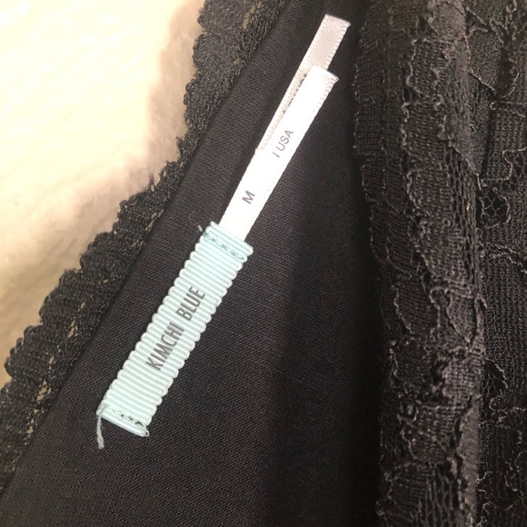 NWOT [kimchi blue] black lace v-neck mini - Picture 5 of 5